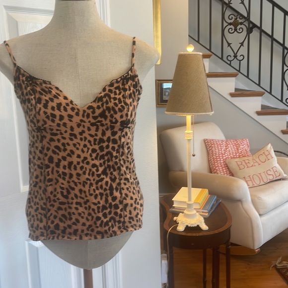 Leopard print Cami brown black - Picture 2 of 11